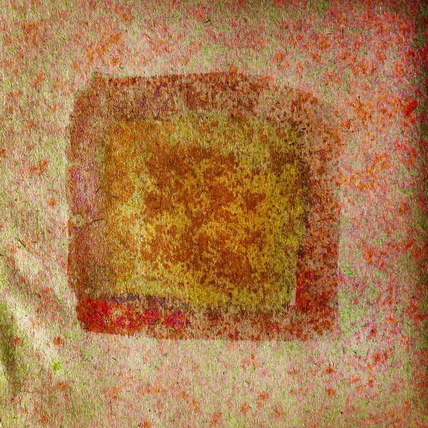 Aquarell braun, rot, quadratisch abstrakt Hintergrundfarbe bl — Stockfoto