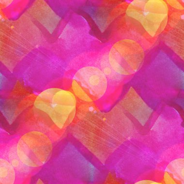 bokeh sorunsuz sanat kırmızı, sarı suluboya