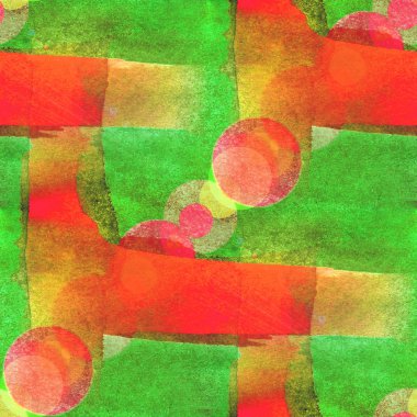 bokeh soyut yeşil, sarı sulu boya Dikişsiz doku el pa