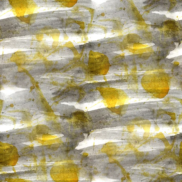 Grunge nero, giallo antico ornamento disegno usa patte colorato — Foto Stock