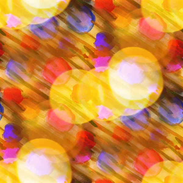 Bokeh colorful pattern yellow, blue, red water texture paint abs — Stock Photo, Image