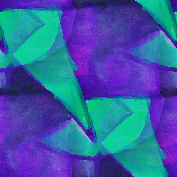 Дизайн шаблона бесшовные акварельные текстуры фон зеленый, пур — стоковое фото