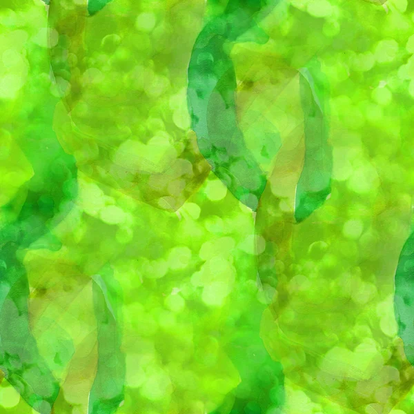 ヴィンテージ塗装緑パターン設計シームレスな水彩テクスチャ b — ストック写真