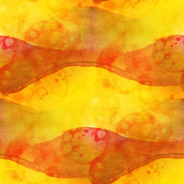 Vinobraní barvy vzor žluté navrhnout bezešvých textur akvarel — Stock fotografie