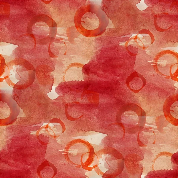 Vintage mönster design röd sömlös akvarell textur bak — Stockfoto