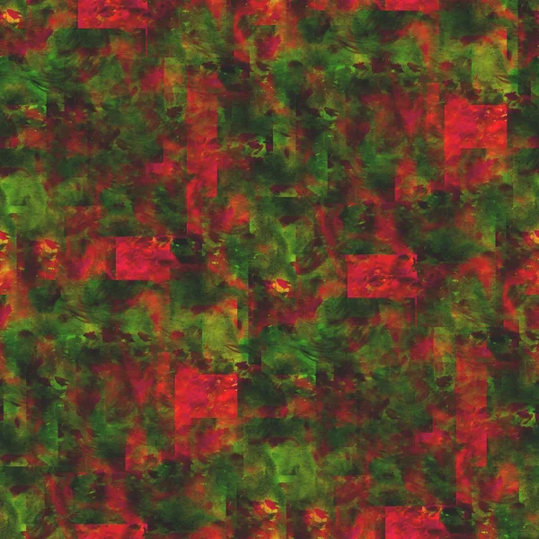 Duvar kağıdı resmi Dikişsiz tarzı kırmızı, yeşil doku suluboya f — Stok fotoğraf