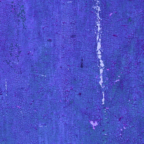 Texture astratta blu vecchia parete con crepe sul — Foto Stock