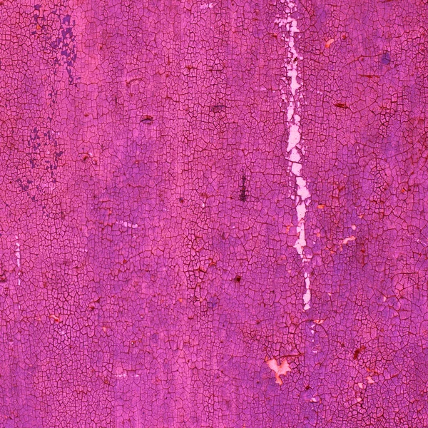Abstrakt rosa textur gamla väggen med sprickor på färgen — Stockfoto