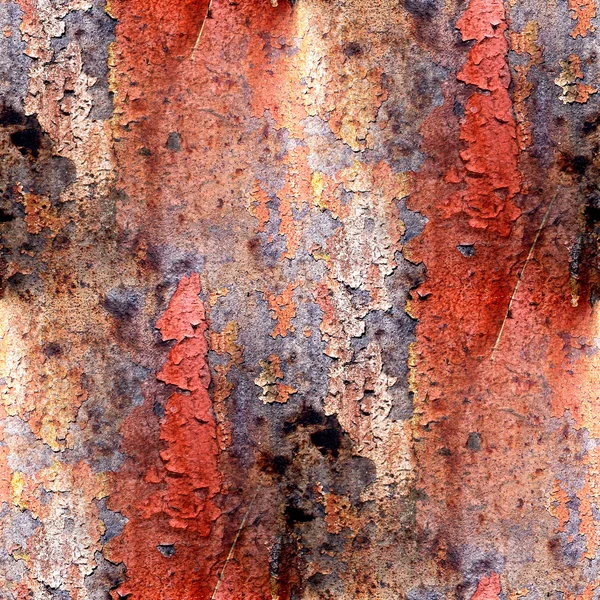 Seamless red abstract grunge texture with cracks in paint — Stock Photo, Image