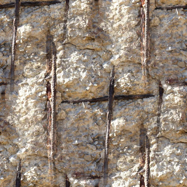 Textura sem costura de concreto reforço fundo papel de parede — Fotografia de Stock