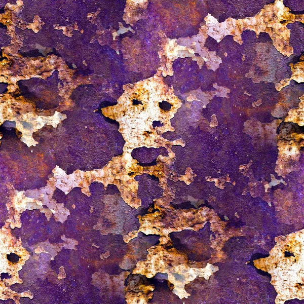 Rusty, kesintisiz doku mor renkli sert — Stok fotoğraf