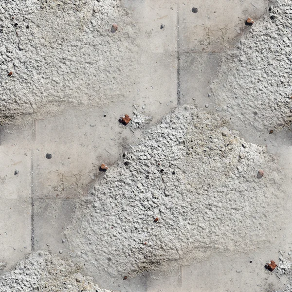 Senza soluzione di continuità carta da parati texture quadrata del vecchio muro di pietra con una crepa — Foto Stock