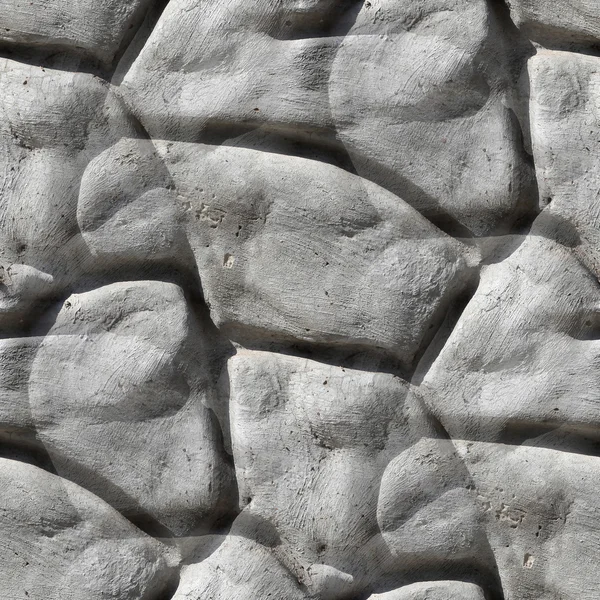 老石墙巨石无缝纹理背景 — 图库照片