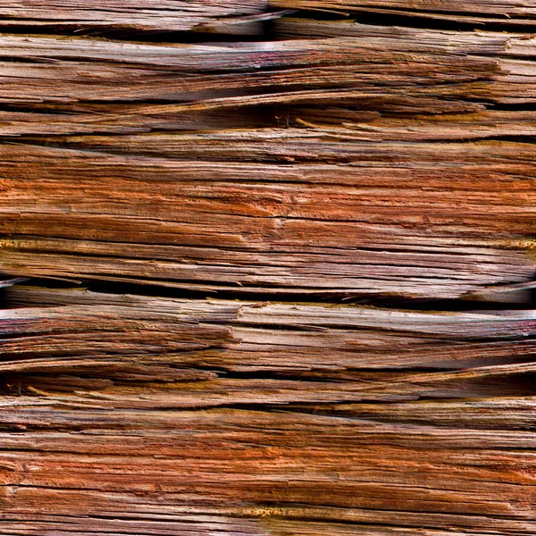 Texture sans couture de vieux bois avec fissures — Photo