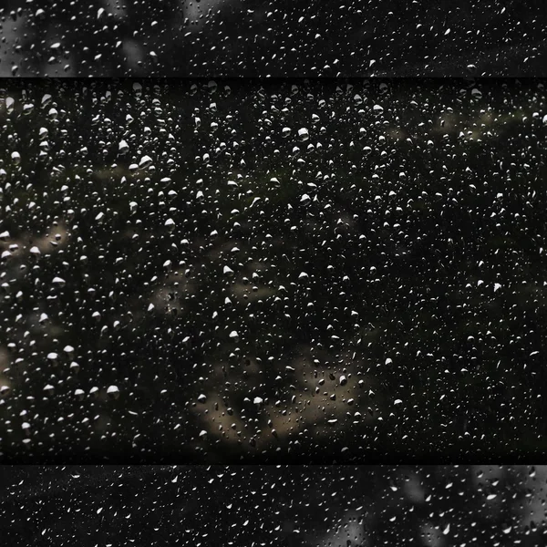 Водяной дождь стекло фона мокрой текстуры — стоковое фото