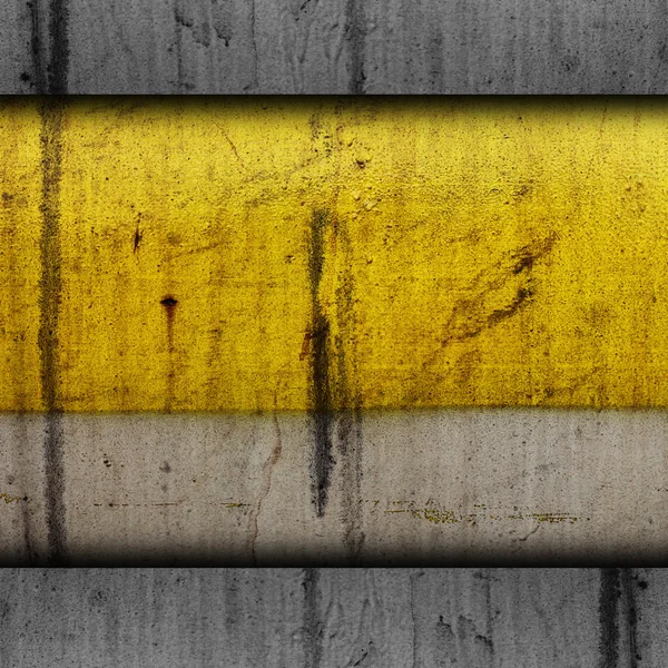 Bakgrund färg gul textur grunge gamla metall — Stockfoto