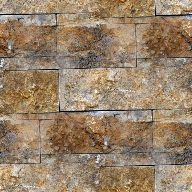 Granit kahverengi dekoratif tuğla duvar sorunsuz arka plan dokusu
