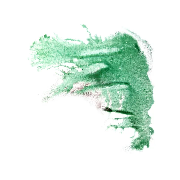 Blot divorce illustration  green artist of handwork is isolated — Stock Photo, Image