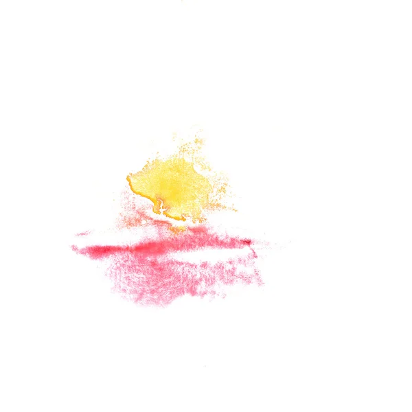 Fleck gelb, rosa Scheidung Illustration Künstler der Handarbeit ist iso — Stockfoto