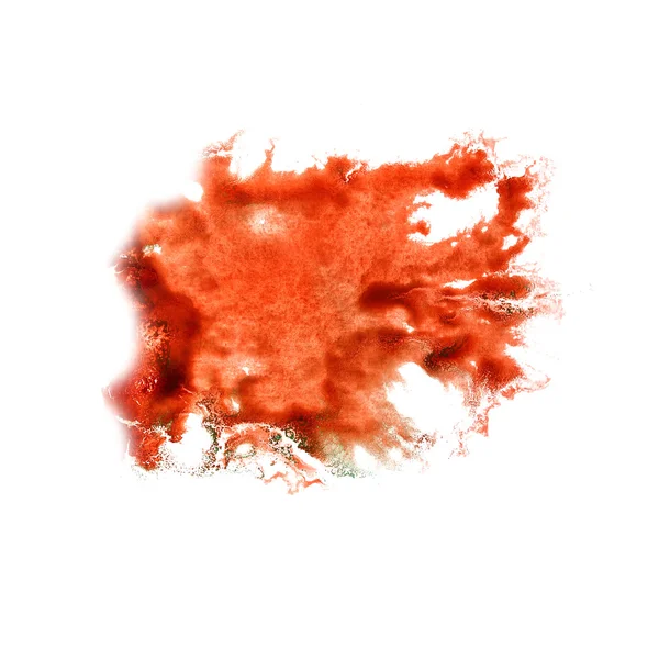 Macro spot red blotch texture  isolated on white texture — Stock Photo, Image