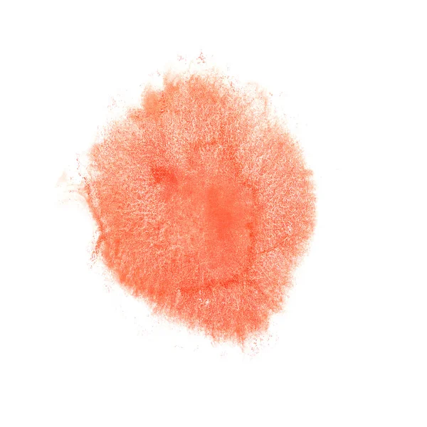Tintenklecks Karottenspritzer Hintergrund isoliert auf weißer Handfarbe — Stockfoto