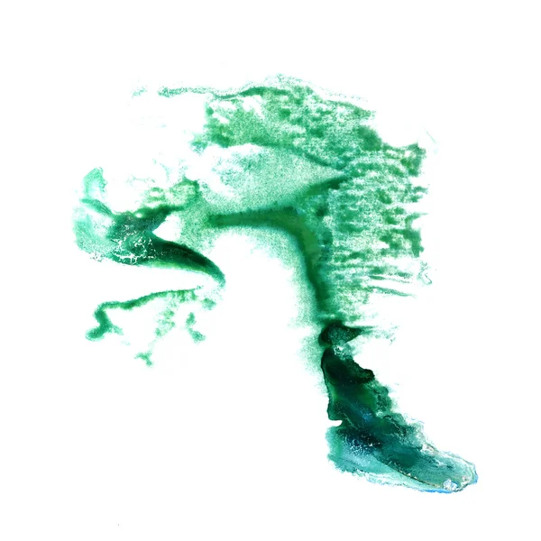 Zmaza rozwód ilustracja zielony, czarny artysta ręcznych jest iso — Zdjęcie stockowe
