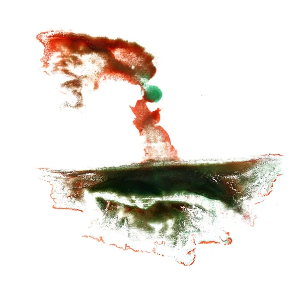 Zmaza rozwód zielony, brązowy ilustracja artysta ręcznych jest iso — Zdjęcie stockowe