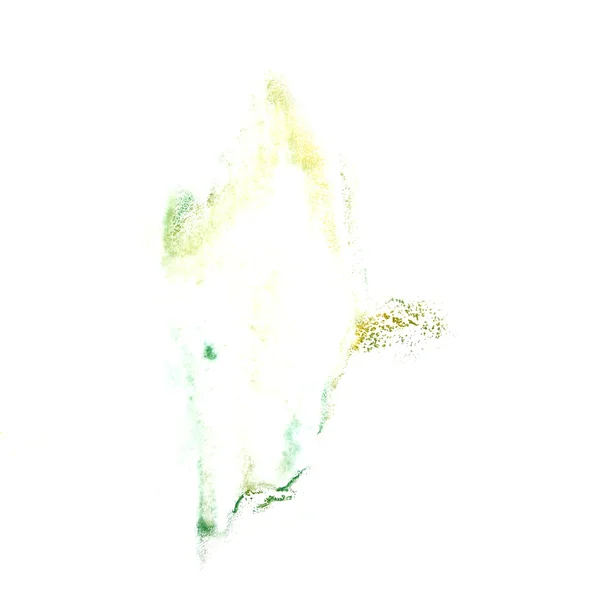 Blot divorce vert, illustration jaune artiste de la main est i — Photo