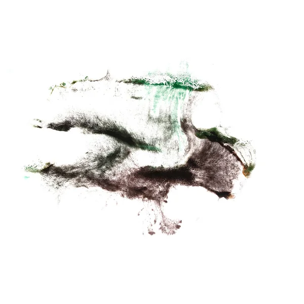 Zmaza rozwód czarny, zielony ilustracja artysta ręcznych jest iso — Zdjęcie stockowe
