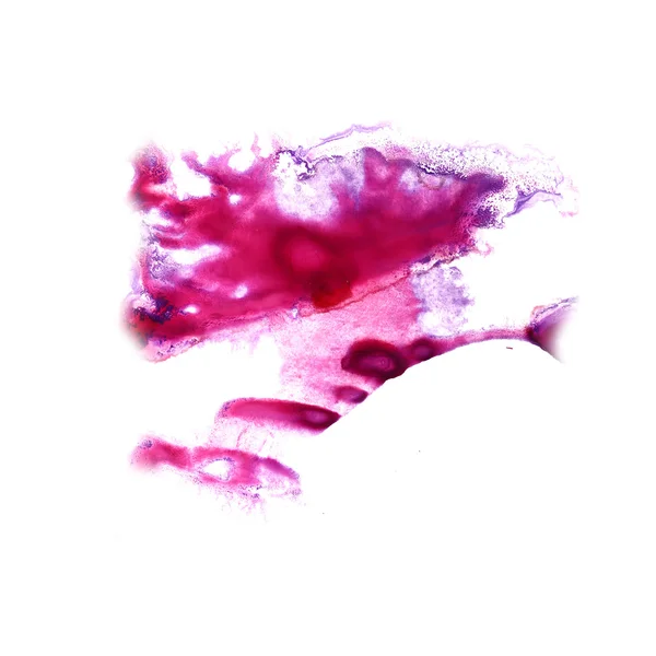 Makró lila folt folt textúra elszigetelt fehér textúra — Stock Fotó