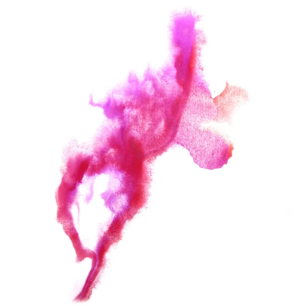 免疫印迹的手工粉红色艺术家一个孤立的离婚图 — 图库照片
