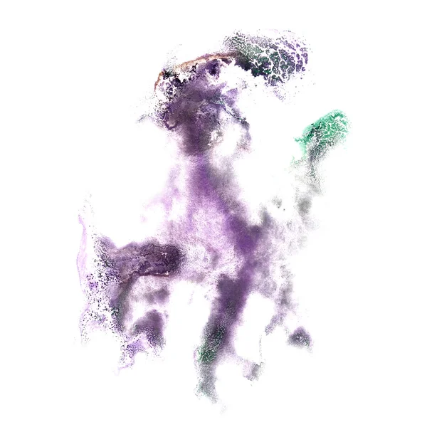 Фиолетовый пятна, зеленый пятна текстуры изолированы на белой текстуре — стоковое фото