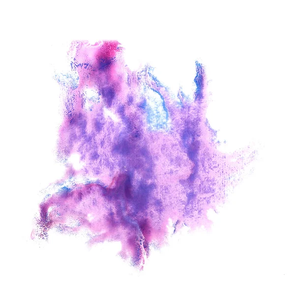 Macro spot viola, texture macchia lilla isolata su texture bianca — Foto Stock