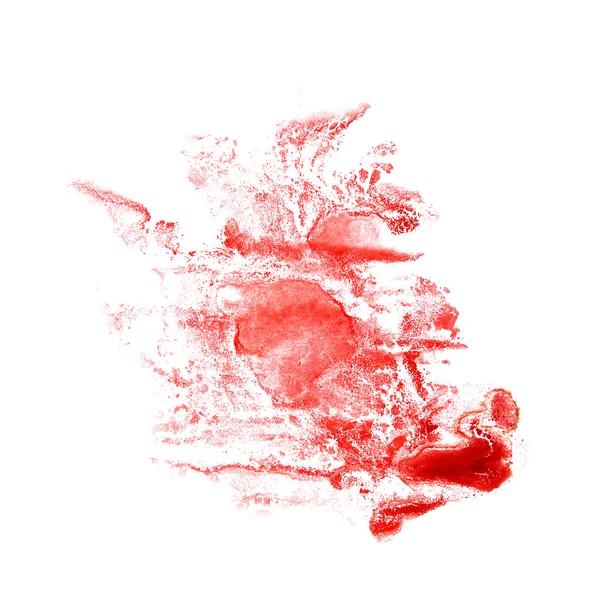 Divórcio Blot ilustração artista vermelho de handwork é isolado em — Fotografia de Stock