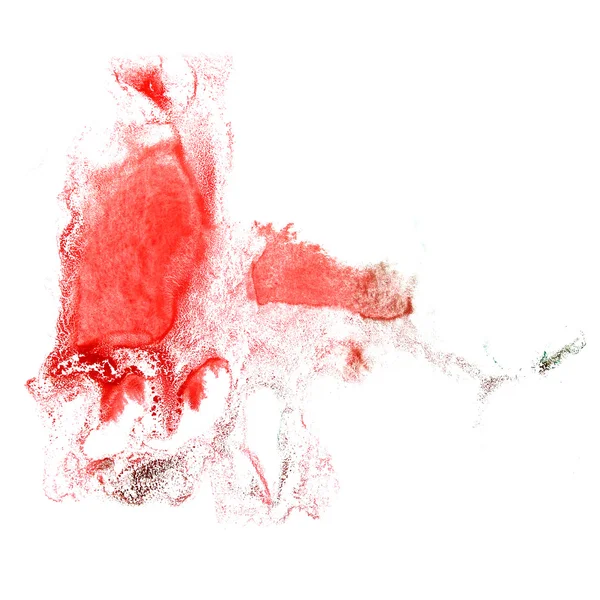 Blot divorce rouge, noir illustration artiste de la main est isola — Photo