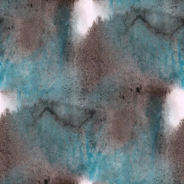 Nahtlose Aquarelltextur blau, schwarze Kunst für Ihre Tapete — Stockfoto