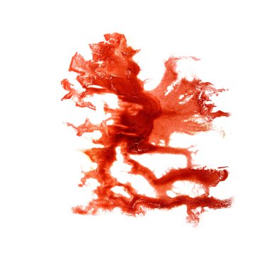 izole vinous suluboya boya kontur suluboya ile leke