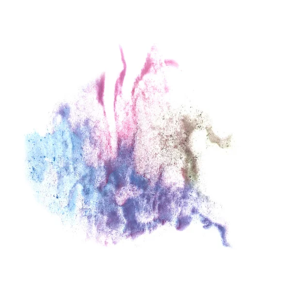 Stain green, purple, pink with watercolour paint stroke watercol — Stock Photo, Image