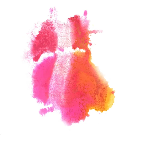 Abstracte aquarel roze, gele achtergrond voor uw ontwerp insu — Stockfoto