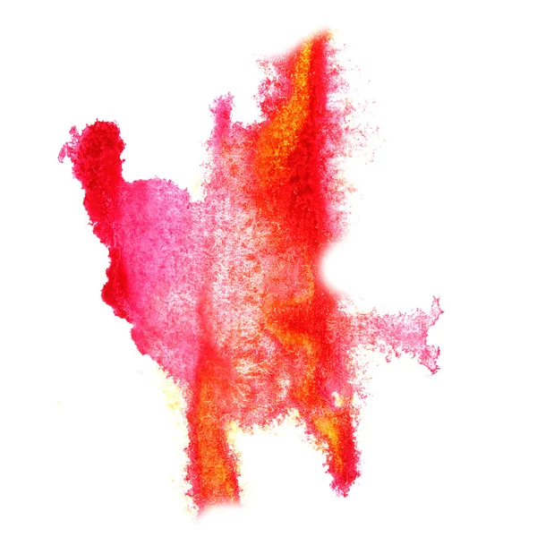 Sulu boya pembe, kırmızı arka plan tasarım hakaret için — Stok fotoğraf