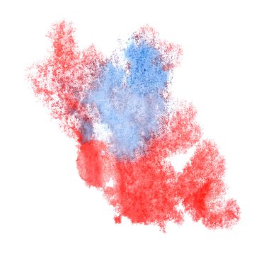 Kırmızı, mavi suluboya arka plan tasarım hakaret için