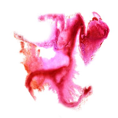 pembe, leke suluboya boya kontur suluboya Isola ile kahverengi