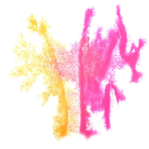 Abstract pink,yellow watercolor background for your design insul — Stock Photo, Image