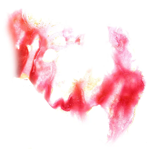 Abstract bright pink watercolor strokes, may be used as backgrou — Stock Photo, Image