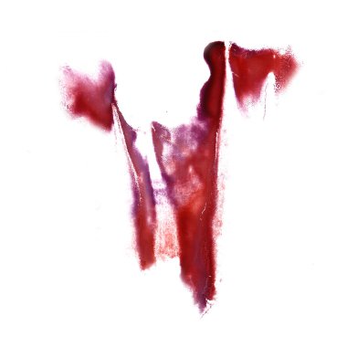 izole suluboya boya kontur suluboya ile vinous leke