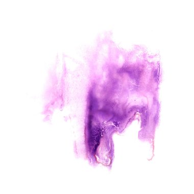 izole suluboya leylak boya kontur suluboya ile leke