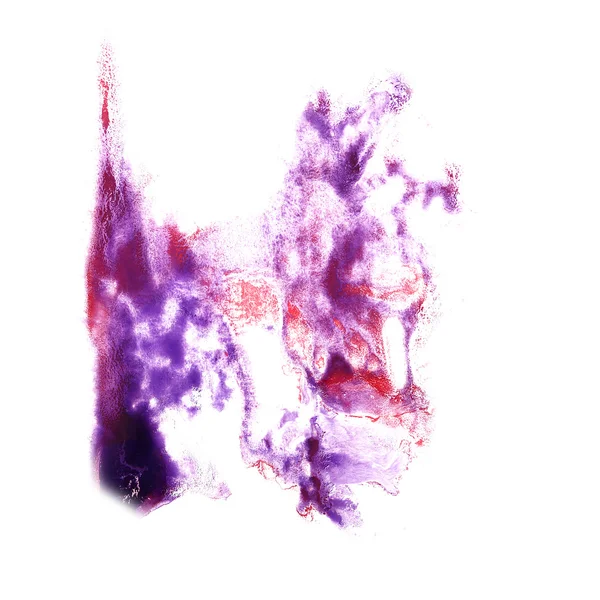 Stain with purple, brown  watercolour paint stroke watercolor is — Stock Photo, Image