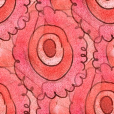 sorunsuz kırmızı eğri daire rakamlar doku arka plan duvar kağıdı p