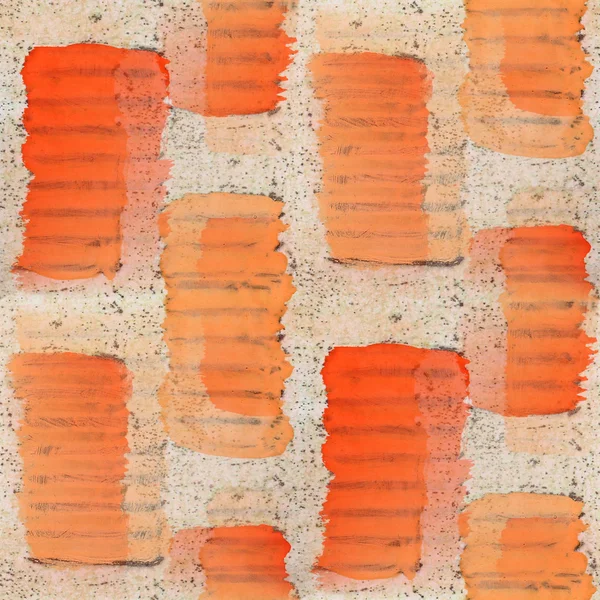 Sem costura vermelho, tijolos bege textura fundo papel de parede padrão — Fotografia de Stock