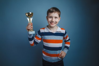 genç çocuk yaklaşık on Avrupa görünüm kumral Holding